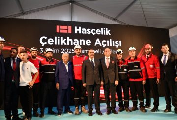 Sanayi ve Teknoloji Bakanı Mehmet Fatih KACIR Hasçelik Çelikhane Fabrikası Açılış Törenine Katıldı.